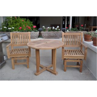 Rialto 3 Piece Dining Set