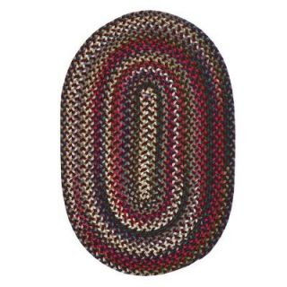 Colonial Mills Chestnut Knoll Amber Red 3 ft. x 5 ft. Braided Area Rug CK77R036X060