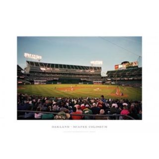Oakland, McAfee Coliseum Poster Print by Ira Rosen (19 x 13)