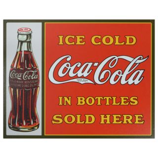 Vintage Metal Art Coca Cola Decorative Tin Sign   16325911