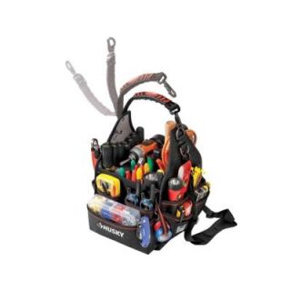 Husky 10 in. Electrician Bag with Driver Wall 88593N11