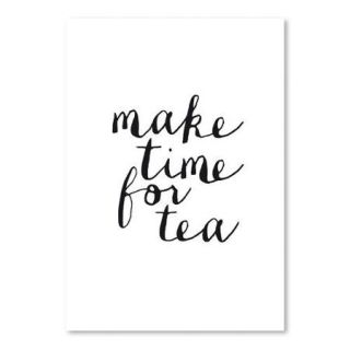 Americanflat Make Time For Tea Poster Textual Art