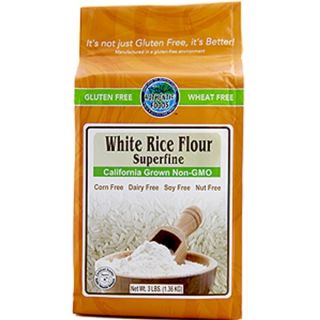 Authentic Foods Superfine White Rice Flour (2 Pack)
