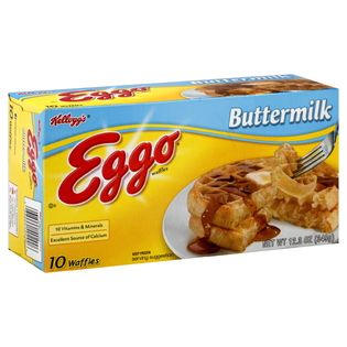 Eggo  Waffles, Buttermilk, 10 waffles [12.3 oz (349 g)]