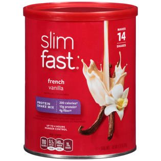 Slim Fast French Vanilla Shake Mix 12.83 OZ CANISTER   Health