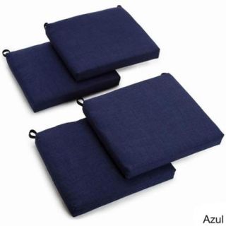 Blazing Needles All weather UV resistant Outdoor Chair Cushions (Set of 4) Cocoa (REO S10)