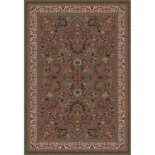 Concord Global Dynasty Green Rectangular Indoor Woven Oriental Area Rug (Common 7 x 10; Actual 79 in W x 114 in L x 6.58 ft Dia)