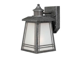 Vaxcel Otis Smart Lighting 6 3/4" Outdoor Wall Light, Lava Stone   T0071