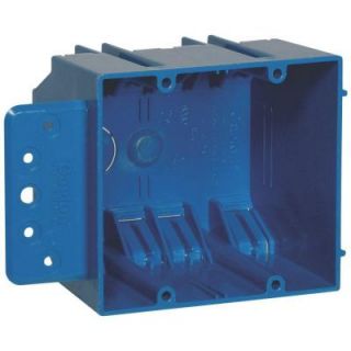 Carlon 2 Gang 32 cu. in. New Work Electrical Box with Flange B232BR