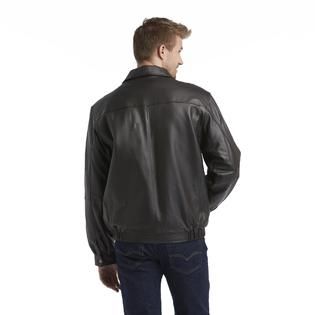 Excelled   Mens Lambskin Bomber Jacket   Online Exclusive