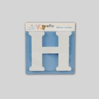 Small Wonders Wooden Letter Wall Decor   Letter H   Baby   Baby Decor