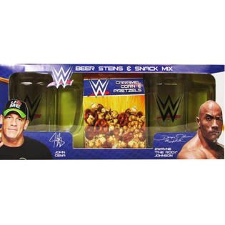 Inc. WWE Beer Stein 2 Pack Set, 3 oz.   Food & Grocery   Gift