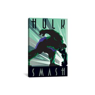 Hulk Smash by Marvel Comics Graphic Art on Canvas by iCanvas