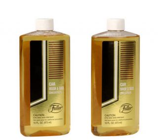 Fuller Brush Car Wash and Wax Concentrate Set of Two —
