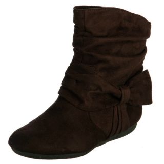 Rampage Womens Brie Brown Bow Ankle Boots  ™ Shopping