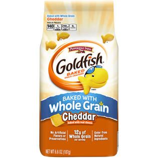 Goldfish Baked with Whole Grain Cheddar Baked Snack Crackers 6.6 OZ