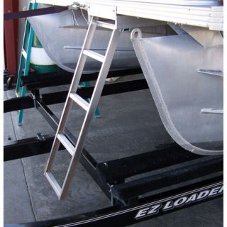 Under Deck 4 Step Pontoon Boat Ladder For Flat Front Decks 39289