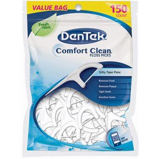 DenTek Comfort Clean Floss Picks, 150ct