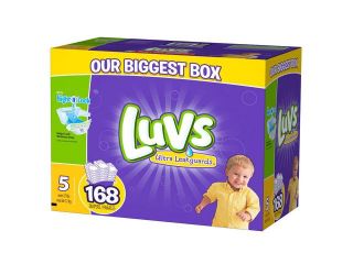 Luvs Size 5 Ultra Leakguards Diaper   168 Count