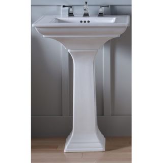 Kohler Memoirs Stately 24 Pedestal Bathroom Sink with 8 Widespread