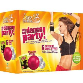 Dance Off The Inches Red Hot Dance Party Kit (With Mini Ball)