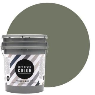 Jeff Lewis Color 5 gal. #JLC512 Edamame No Gloss Ultra Low VOC Interior Paint 105512