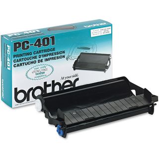 Brother PC401 Black Thermal Print Cartridge Ribbon