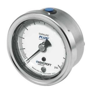 ASHCROFT 251009SW02BX6BV/30 Compound Gauge, 30 Hg to 30 psi, 2 1/2In