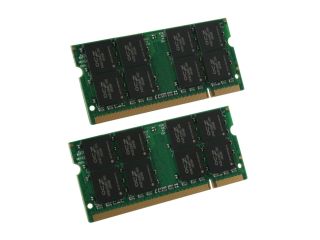 OCZ 4GB (2 x 2GB) 200 Pin DDR2 SO DIMM DDR2 667 (PC2 5400) Dual Channel Kit Laptop Memory Model OCZ2MV6674GK