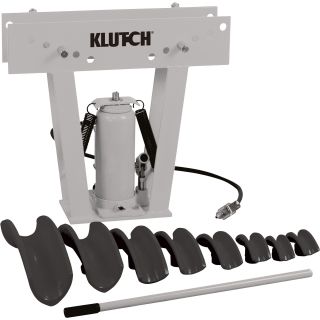 Klutch 16-Ton Air/Hydraulic Pipe Bender — 3in. Capacity  Pipe   Bar Benders