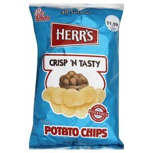 Herrs Potato Chips, Crisp n Tasty, 4.5 oz (127.6 g)   Food & Grocery