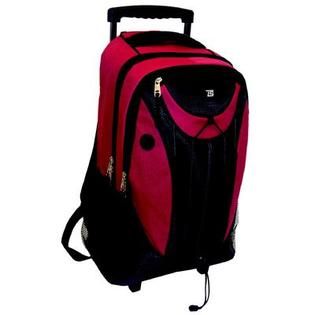 AKA Teksport 21in Rolling Backpack  Red   Home   Luggage & Bags