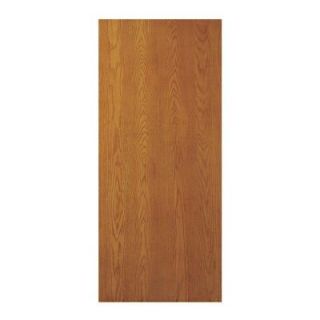 JELD WEN 32 in. x 80 in. Woodgrain Flush Unfinished Oak Interior Door Slab THDJW160700483