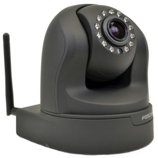 Foscam 1280x960p 3x Optical Zoom Pan/Tilt IP Security Camera   Black
