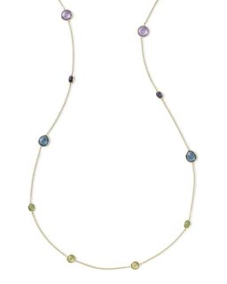 Ippolita 18k Rock Candy® Fall Rainbow Station Necklace, 42