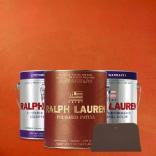Ralph Lauren 1 gal. Fresh Citrine Copper Polished Patina Interior Specialty Paint Kit PP110 01K