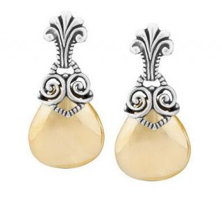 Carolyn Pollack Sterling Sincerely Fabulous Met al Earrings —