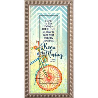 Life Is Like Riding A Bicycle Framed Graphic Art by The James Lawrence