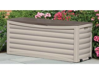 Deck Box   Extra Large   Patio Chair Cushion Storage   Outdoor Storage Bench   by Suncast