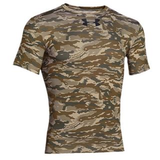 Under Armour Freedom Compression Short Sleeve Top   Mens   Training   Clothing   Coyote Brown/Midnight Navy