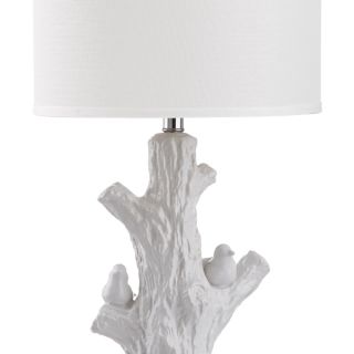 Safavieh Indoor 1 light Lightwood White Tree Table Lamp   16707713