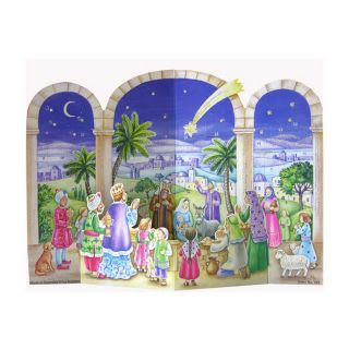 Alexander Taron Bethlehem Scene Advent Calendar Ornament