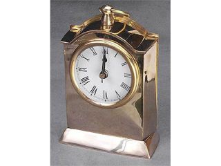 AA Importing 51242 Hanging Clock, Polished Brass