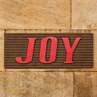 30 in. x 12 in. Rustic Joy Sign E13877