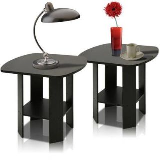 Furinno Simple Design End Table Set of 2, Multiple Colors