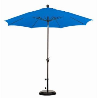 California Umbrella 9' Wind Resistance Fiber Market Push Tilt Umbrella