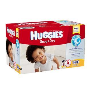 Huggies  Snug & Dry Diapers, Size 5, 100ct