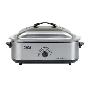 Nesco 18 Qt. Stainless Steel Roaster with Stainless Steel Cookwell