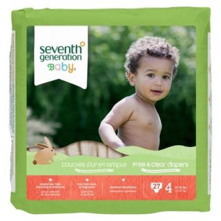 Seventh Generation Free & Clear Baby Diapers   Case (Select Size