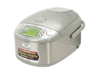 ZOJIRUSHI NP HBC10 Stainless Steel 5.5 cups Induction Heating System Rice Cooker & Warmer